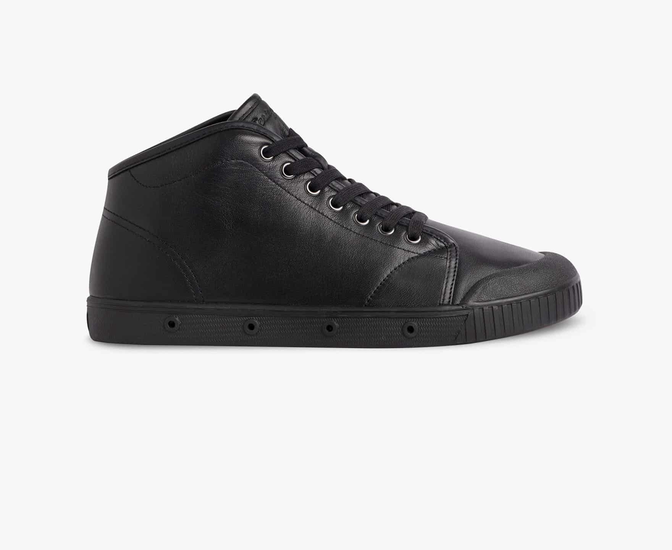 Spring Court B2 SHEEPSKIN Men's Trainers Black | South Africa-10TRAVKMP